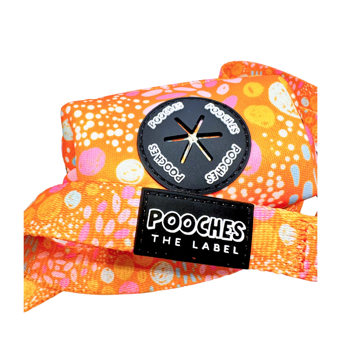 Orange Bloom Poop Bag